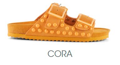 COW SUEDE SANDAL WITH STUDS HC CORA