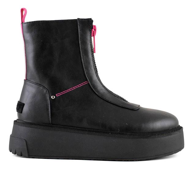 CITY BOOT WITH ZIPPER HC FUX