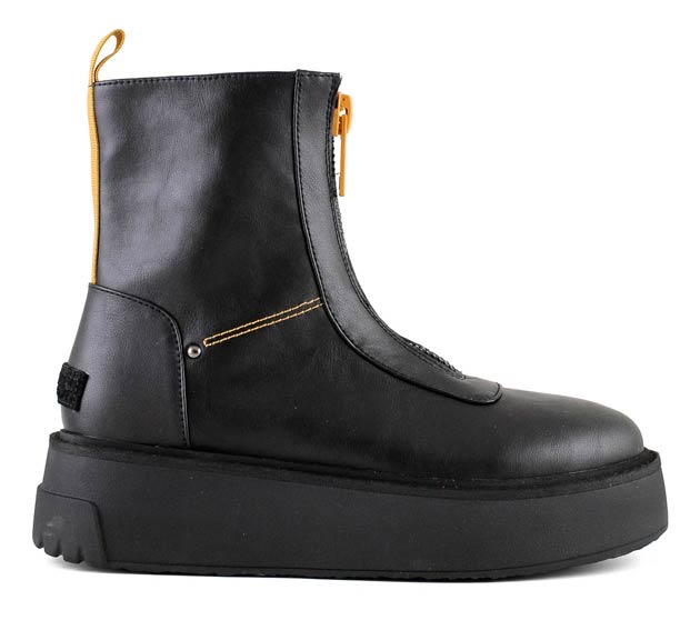 CITY BOOT WITH ZIPPER HC TAU