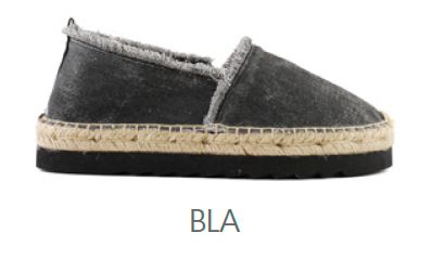 DENIM ESPADRILLAS WITH FRINGES HC BLA