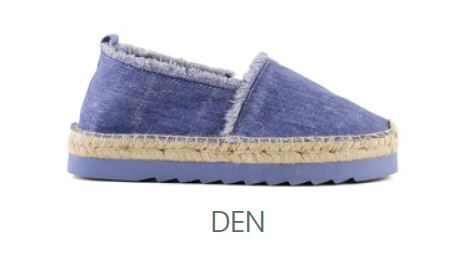 DENIM ESPADRILLAS WITH FRINGES HC DEN