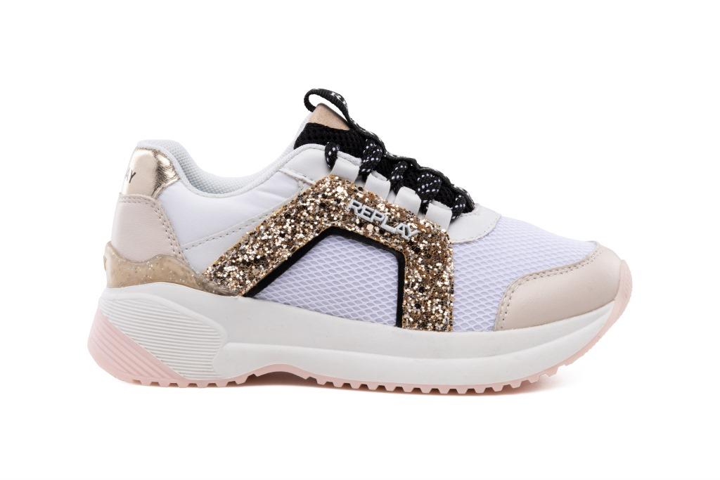 COMET JR GLITTER 2968 BEIGE WHITE GOLD