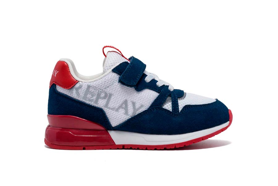CARDIFF 0218 WHITE/NAVY/RED