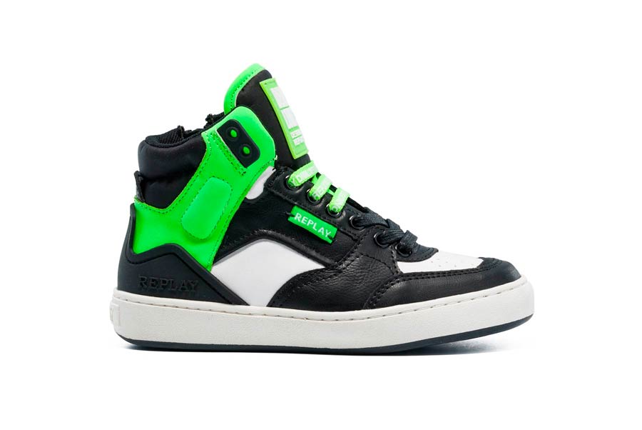 BOKAI 2891 BLACK WHITE GREEN FLUO