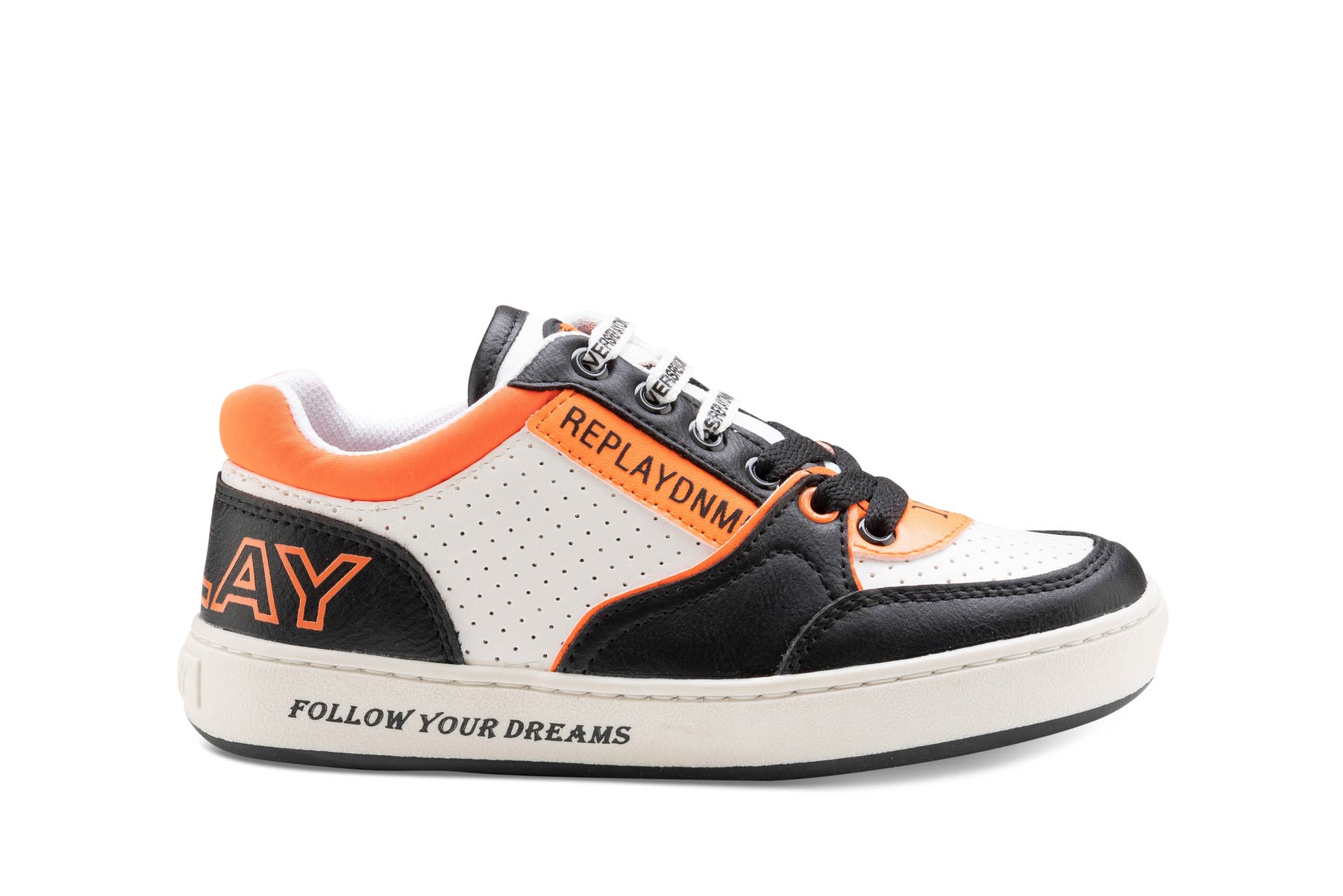 COBRA LOW BOY 1058 BLACK ORANGE WHITE