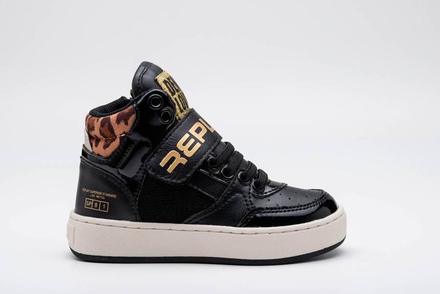 COBRA KID 3270 BLACK GOLD LEOPARD