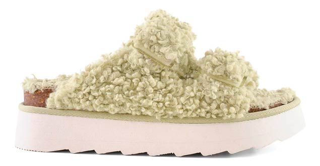 FURRY PLATFORM SANDAL HC MAT