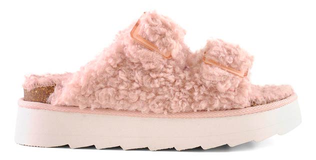 FURRY PLATFORM SANDAL HC QRTZ