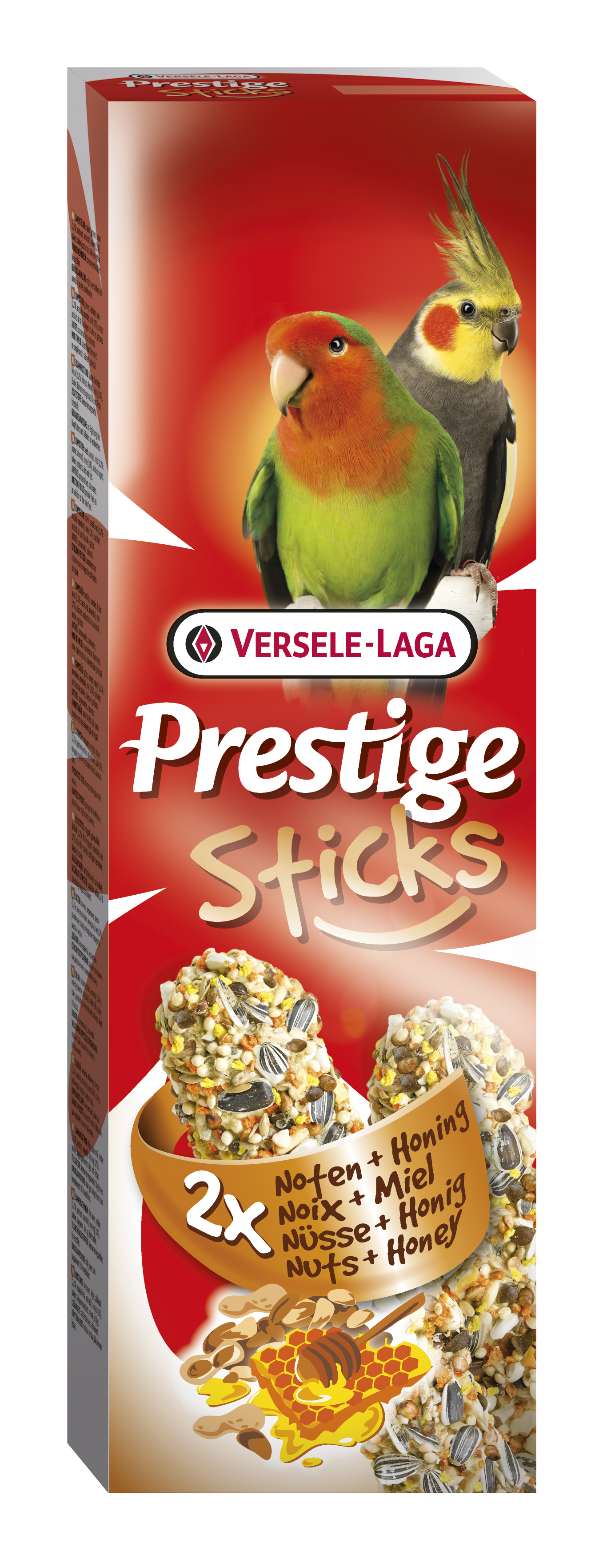 Stick Prestige Gr. Periquitos (nueces/miel) 2u