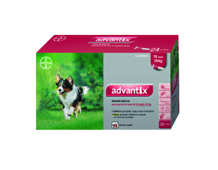 ADVANTIX 10-25kg *24pip. x 25ml* 