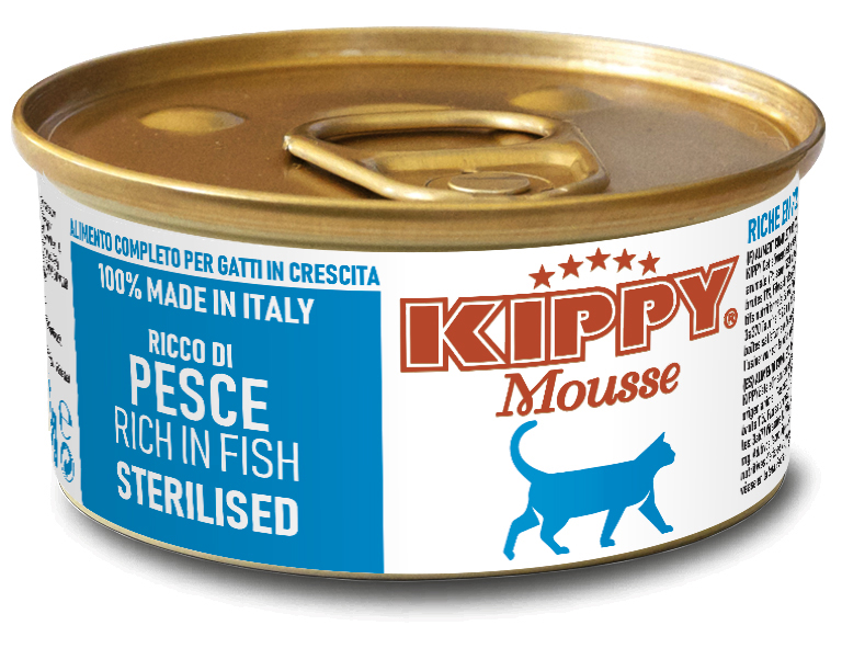 Kippy Mousse STERILISED PESCADO 85g   (7365)