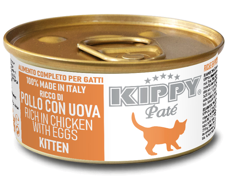 Kippy Paté KITTEN POLLO HUEVO 85g