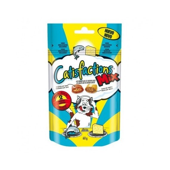 Whiskas Catisfactions Mix queso&salm;ón 60gr