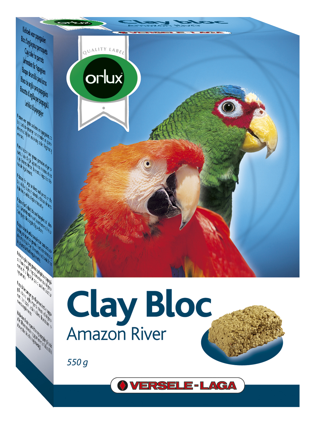 Clay bloque arcilla rio amazona 550g