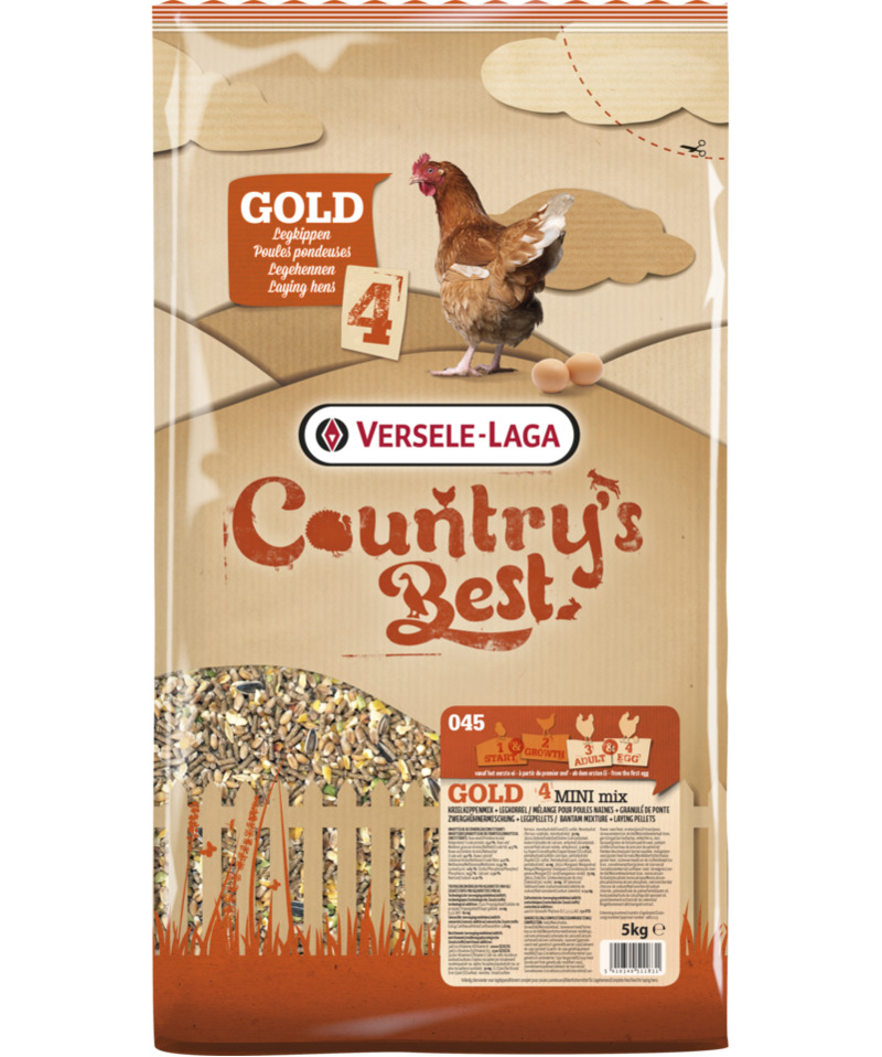 Gold 4 Mini mix - para gallinas enanas 5 kg