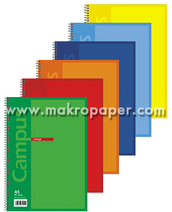 Bloc espiral tapa básica A4 80h 70gr Mela 3mm