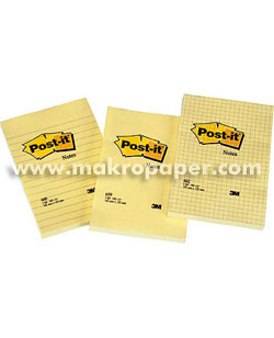 Blocs notas Post-it gran formato Amarillo Cuadriculado