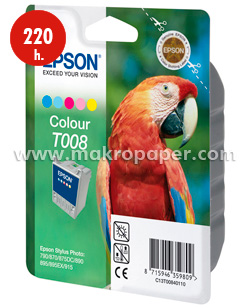 Cartucho inkjet Epson T008 3 col