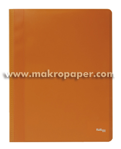 Carpeta Flexible con 20 fundas Plus Office A4 naranja