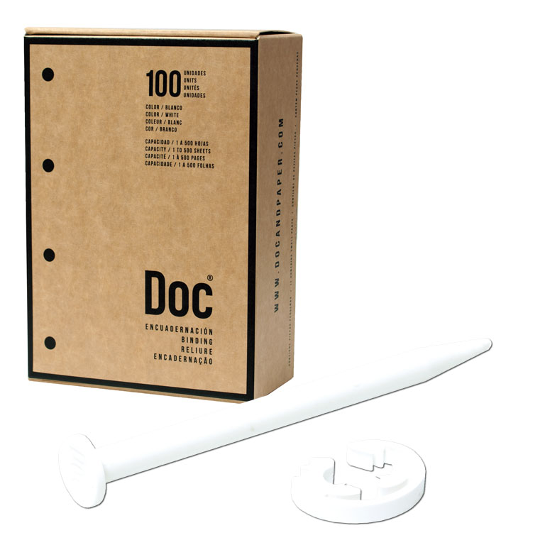 ENCUADERNADOR DOC C/100 BLANCO