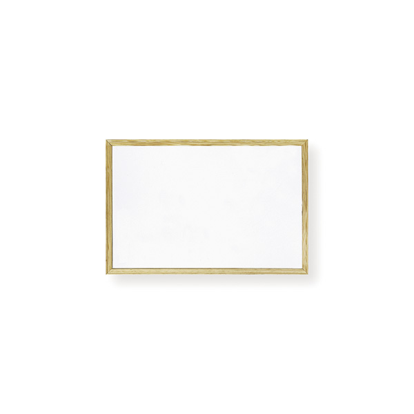 Pizarra blanca Makro marco madera 40x30