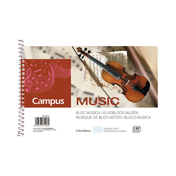 Bloc música Campus University pentagrama Cuarto
