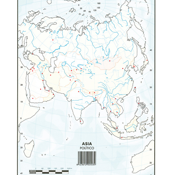 Arriba 90 Foto Mapa Del Continente Asiatico Para Colorear Con Nombres