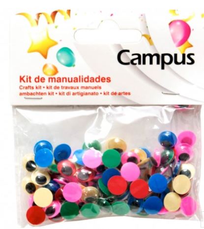 SET MANUALIDADES CAMPUS OJOS COL.10MM