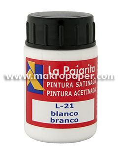 Pintura satinada La Pajarita Blanco