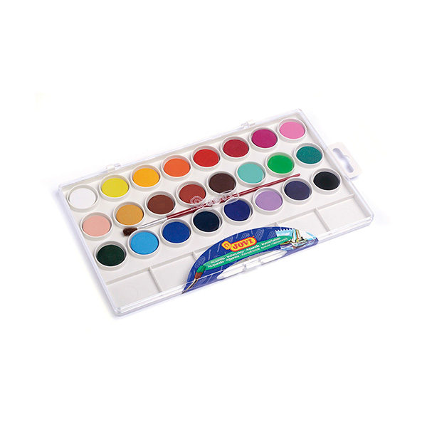 Acuarelas Jovi Colores surtidos Caja de 24