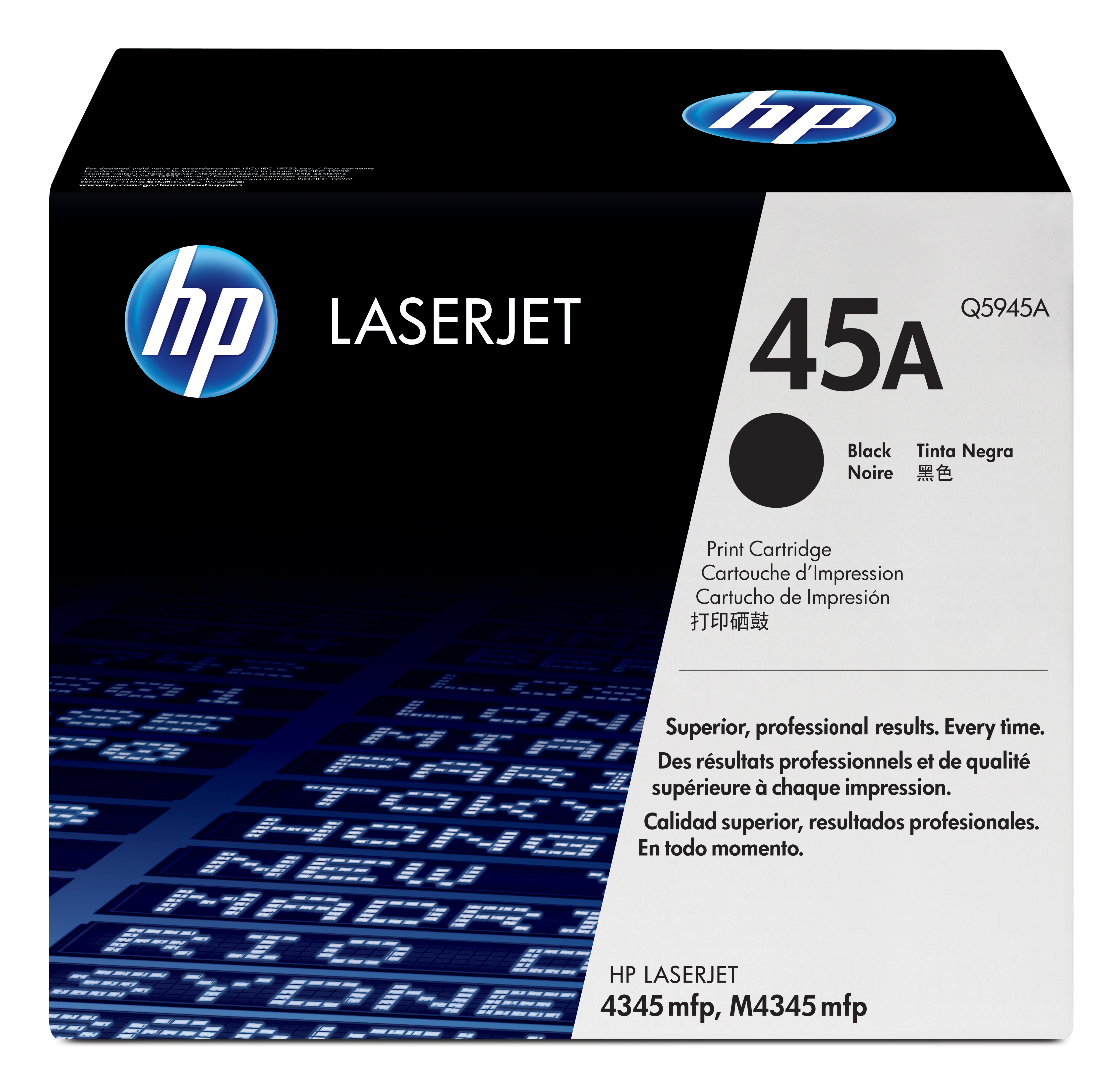 Toner láser HP 45A (Q5945A) Negro