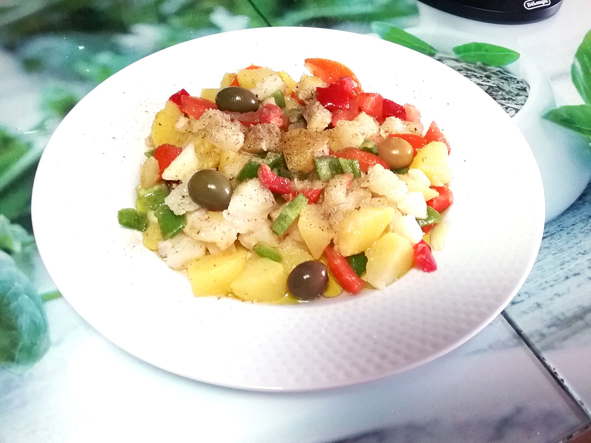ensalada bacalao patatas