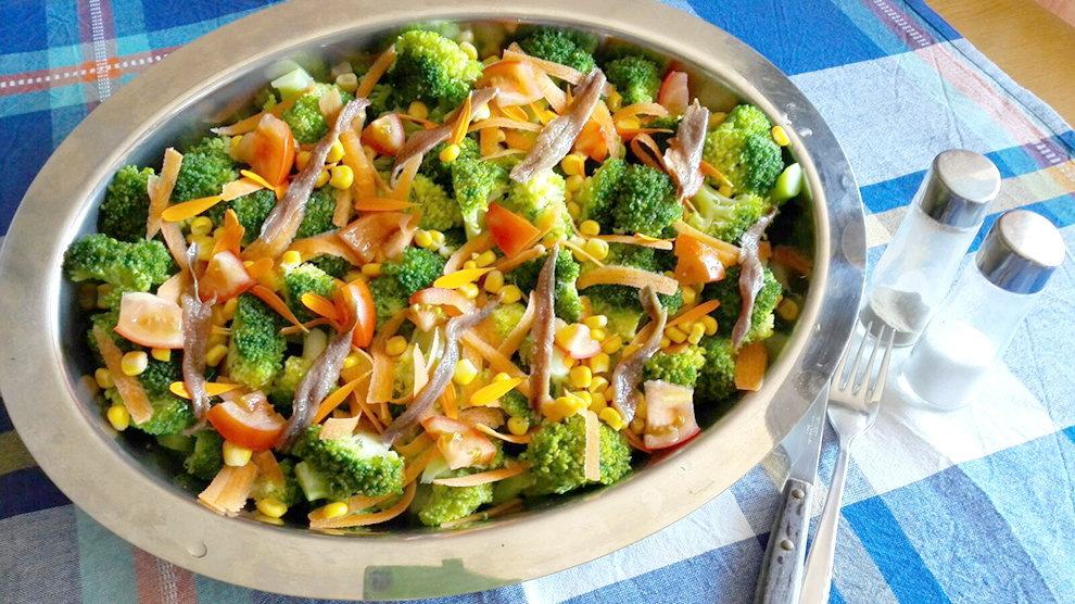 ensalada brocoli anchoas