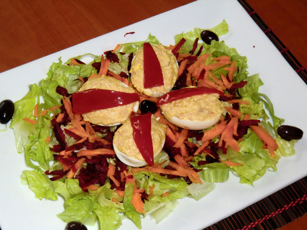 huevos rellenos