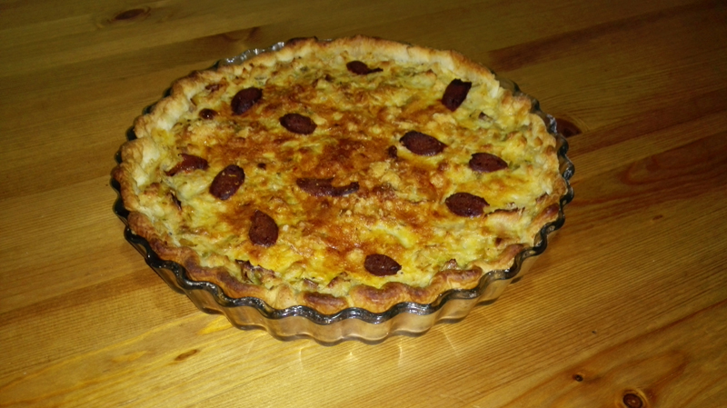quiche de puerros