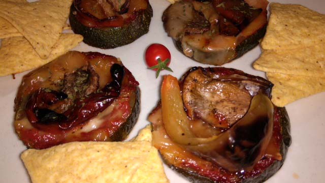 Receta Mini Pizzas de Calabacín
