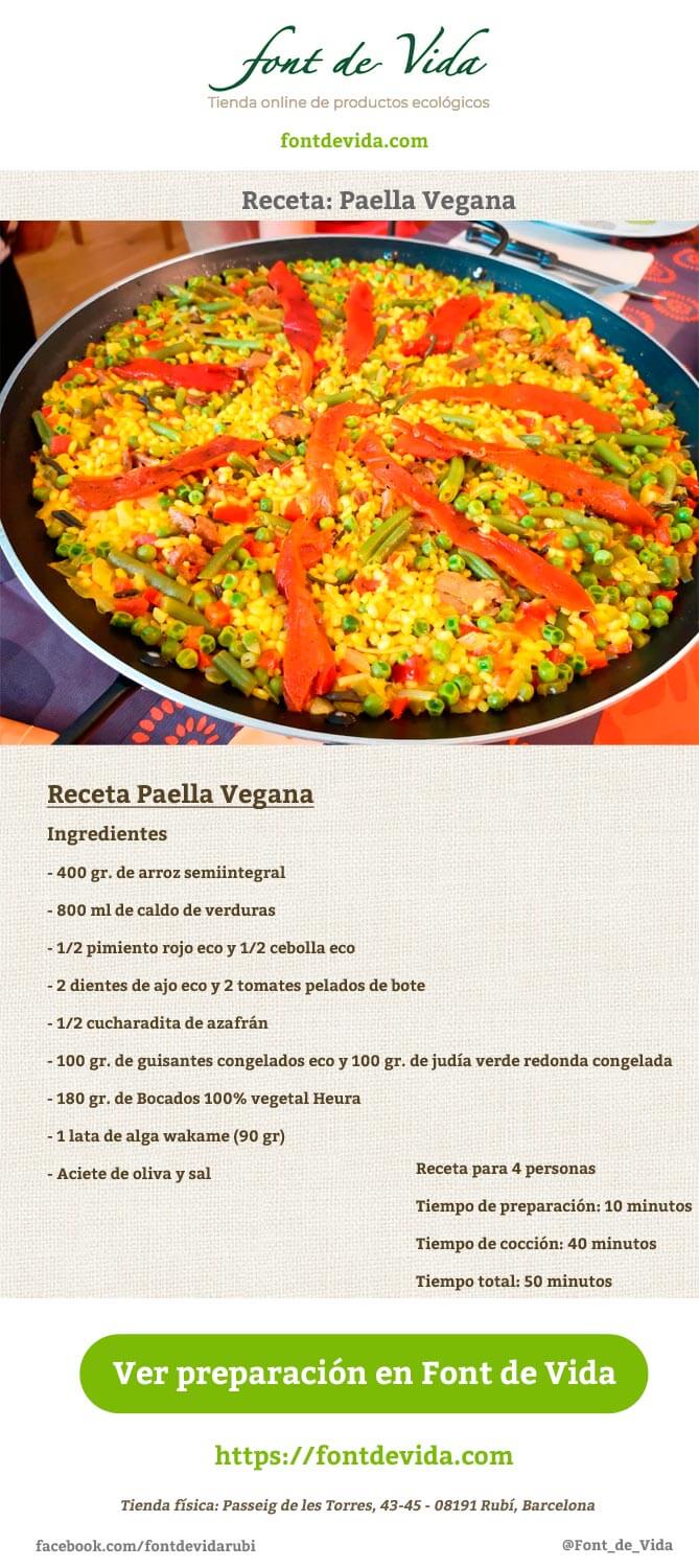 Receta De Paella Vegana 𝑭𝒐𝒏𝒕 𝒅𝒆 𝑽𝒊𝒅𝒂