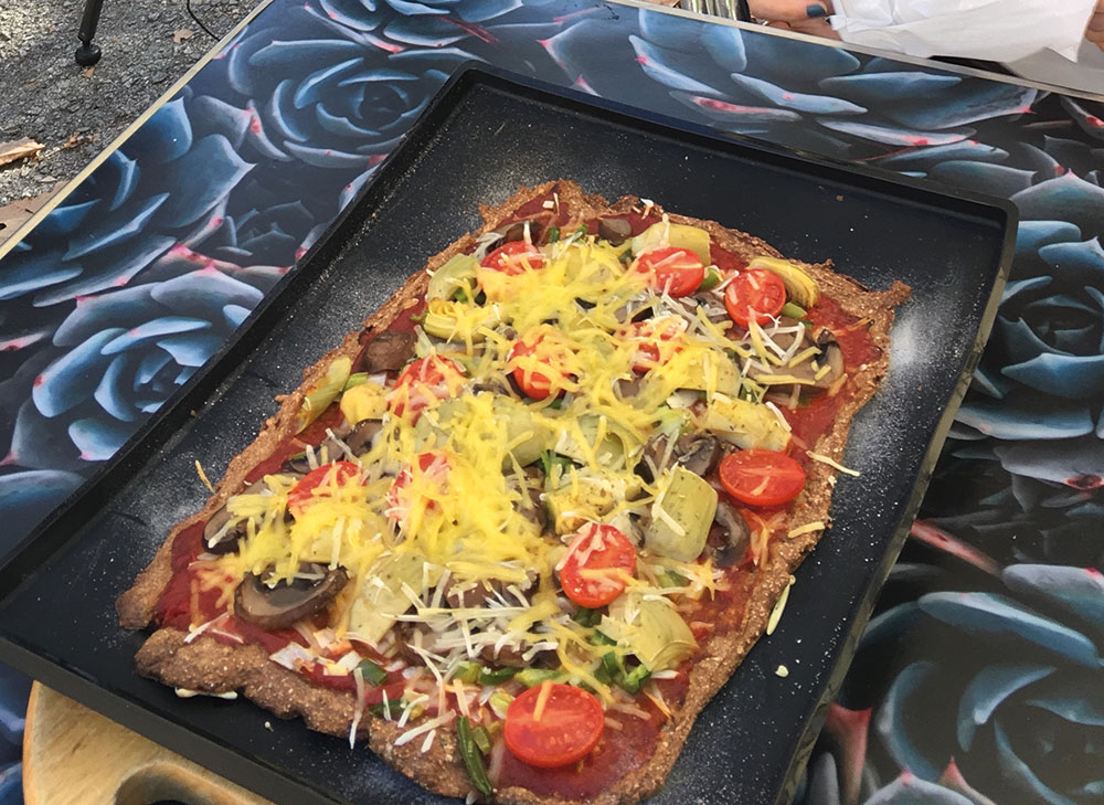 Receta Pizza Vegetal sin gluten