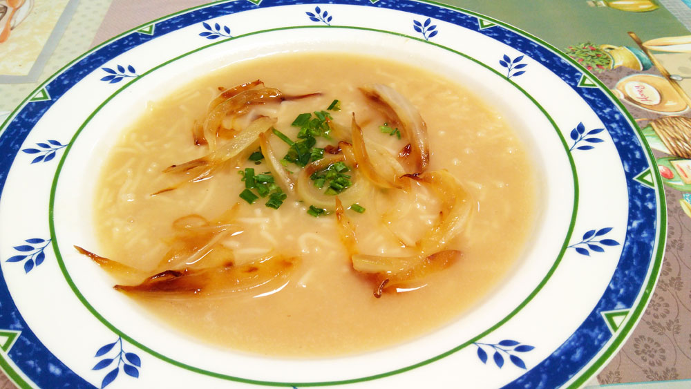 Receta Sopa Depurativa Cebolla