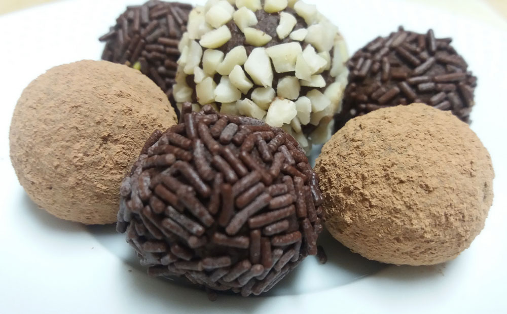 trufas chocolate veganas