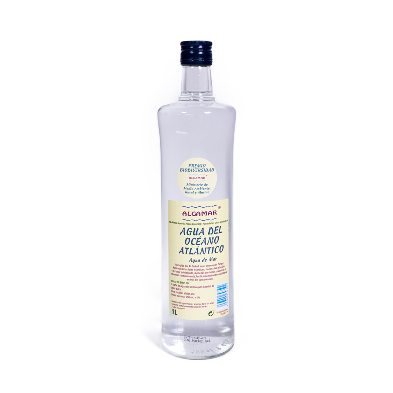Agua de mar Atlantico 1 l. Algamar