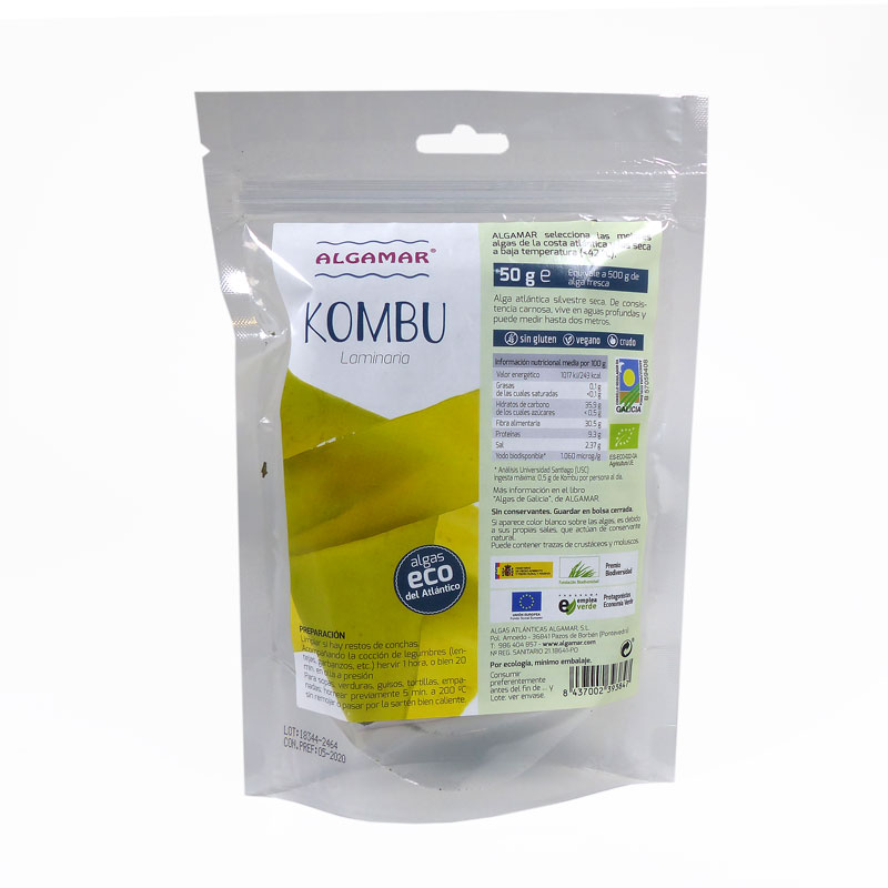 Alga kombu 50 gr. Algamar