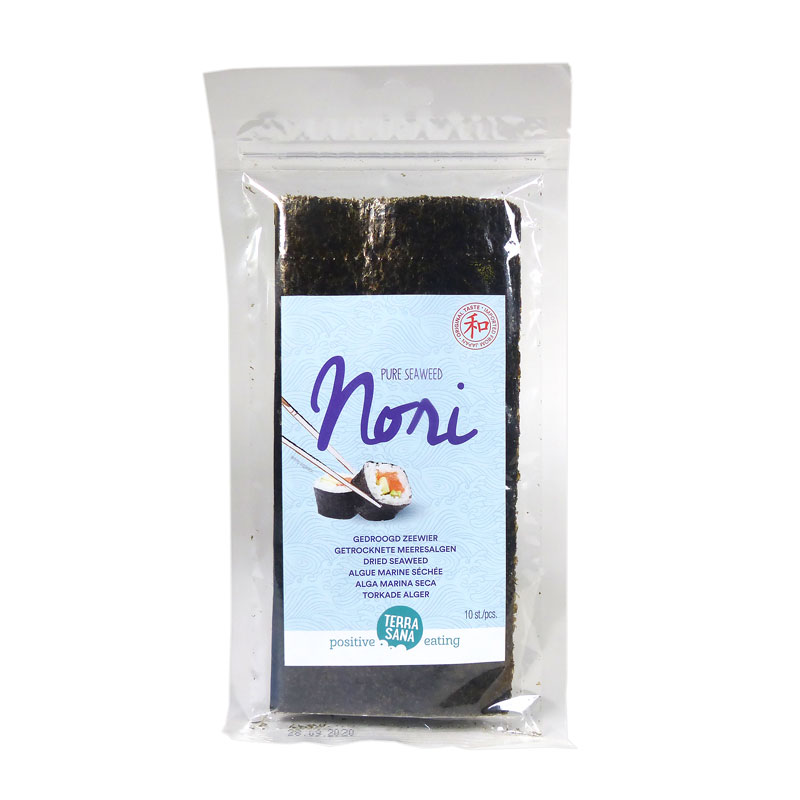 Alga nori 10x25 g. Terrasana