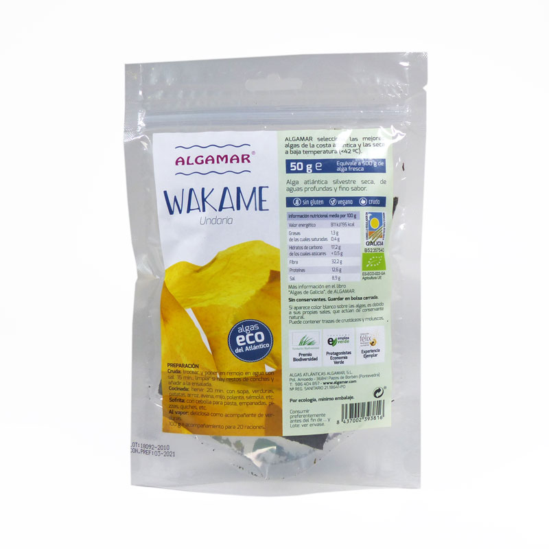 Alga Wakame 50 gr Algamar