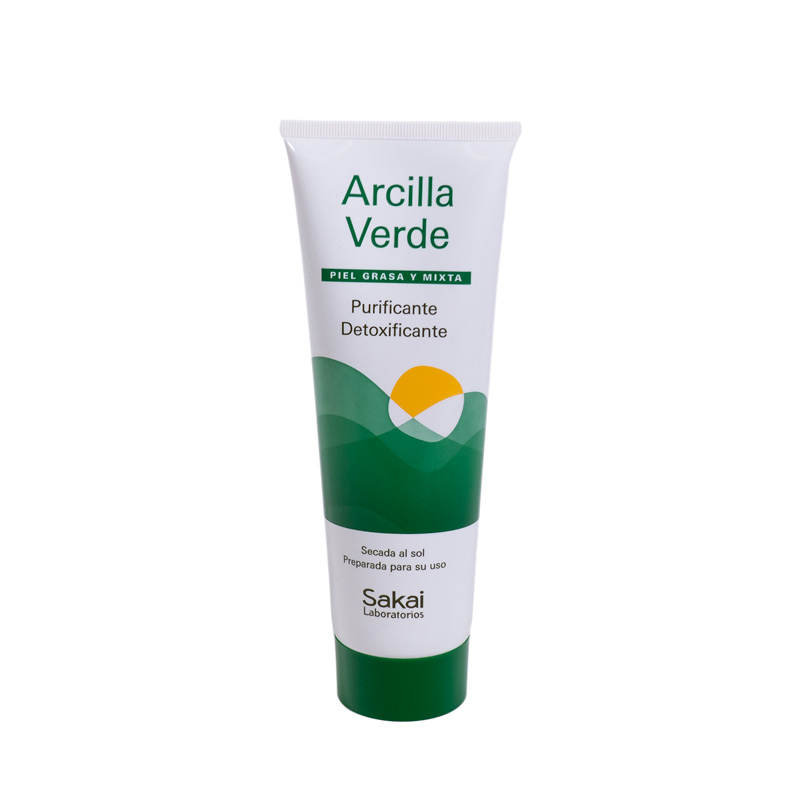 Arcilla verde tubo 380 gr. Sakai