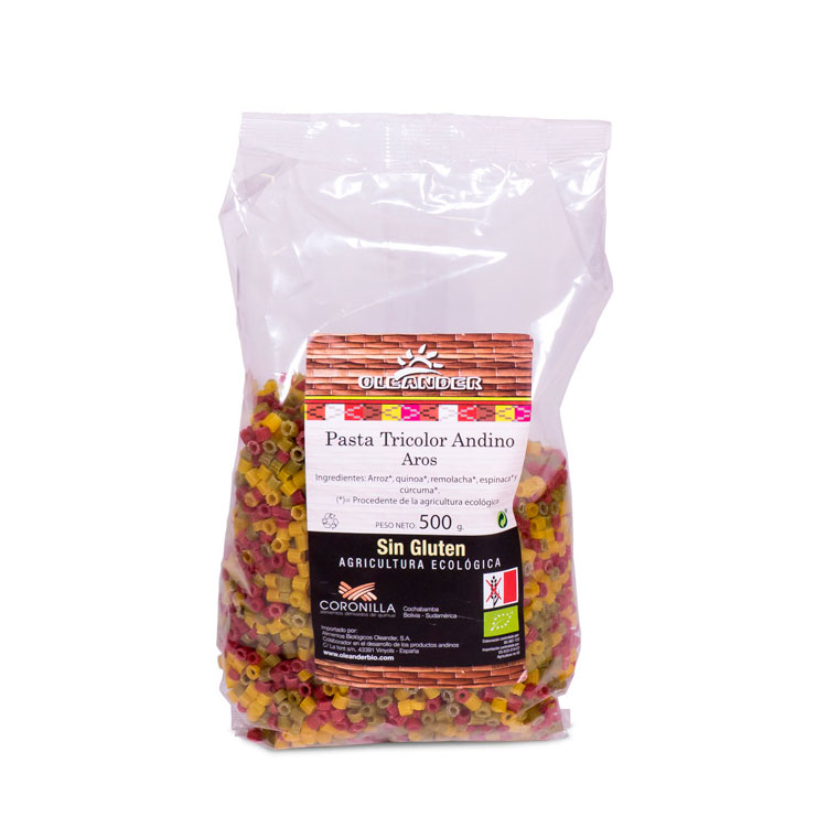 Aros tricolor sin gluten 500 gr. Oleander