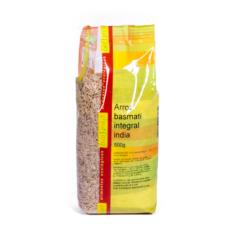 Arroz integral basmati 500 gr Biospirit