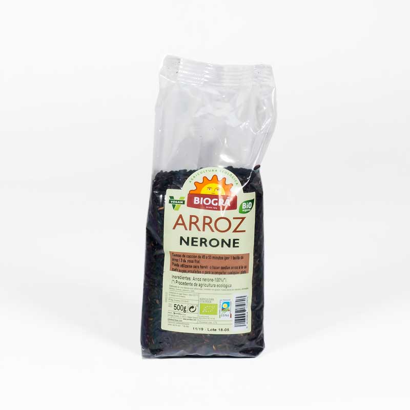Arroz negro nerone 500 gr. Biográ
