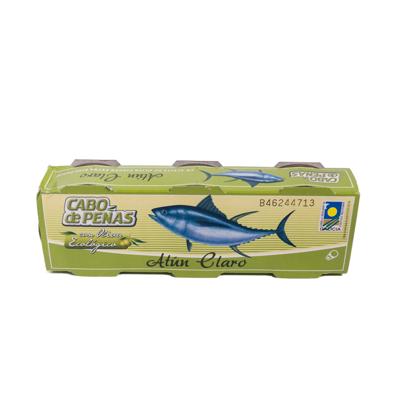 Atun en aceite de oliva 80gr x 3 u. Cabo de Peñas