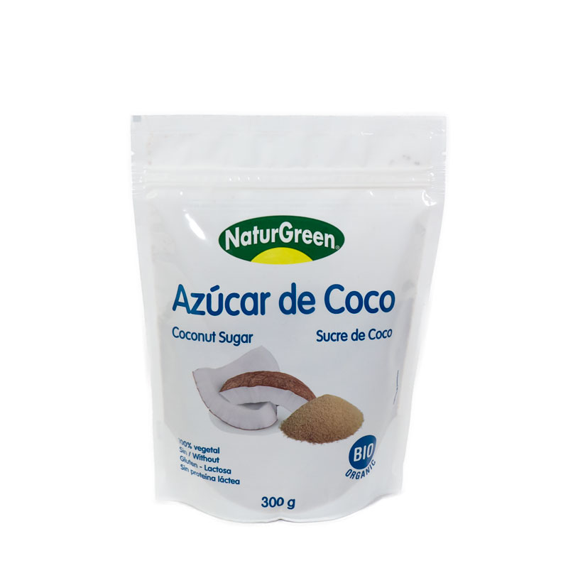 Azucar de coco 300 gr. Naturgreen